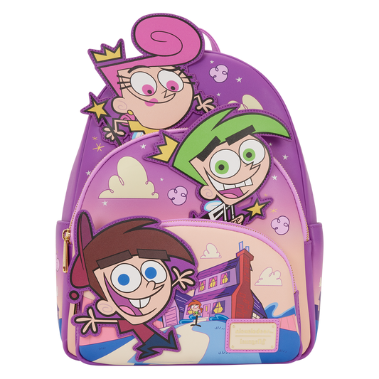 Fairly OddParents Triple Pocket Glow Midi Backpack front