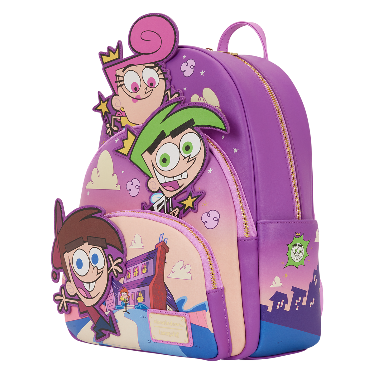 Fairly OddParents Triple Pocket Glow Midi Backpack