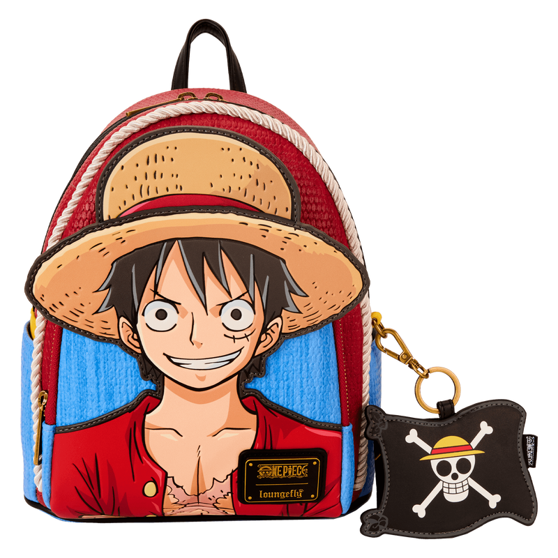 Loungefly One Piece Monkey D. Luffy Cosplay Mini Backpack - NYCC Exclusive
