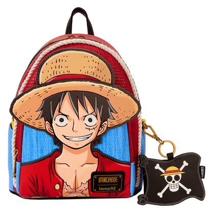 Loungefly One Piece Monkey D. Luffy Cosplay Mini Backpack - NYCC Exclusive