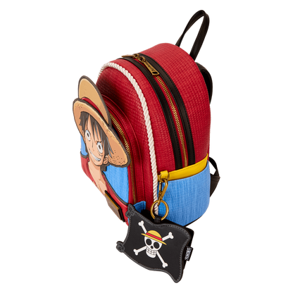 Loungefly One Piece Monkey D. Luffy Cosplay Mini Backpack - NYCC Exclusive