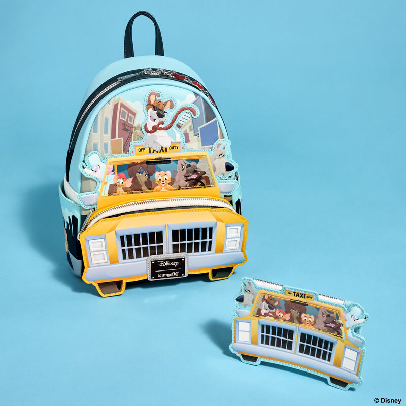 Oliver and Company Taxi Cab Light Up Mini Backpack