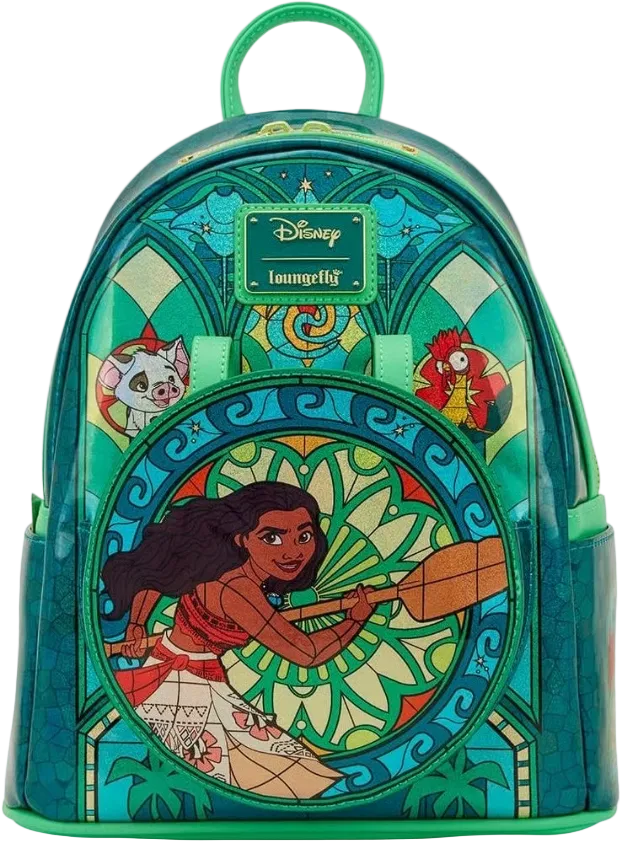 Backpack with Disney character design on a white background