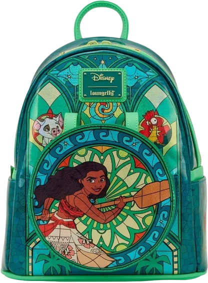 Backpack with Disney character design on a white background