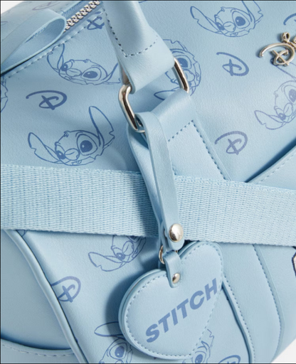 Light blue bag with 'Stitch' character design and Disney logo.