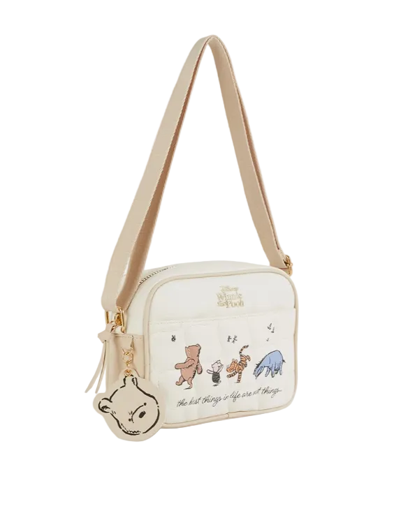Disney Winnie the Pooh Quilted Camera Bag with Crossbody Strap