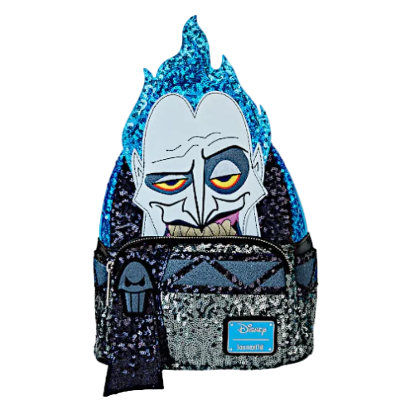 Backpack with character design on a white background