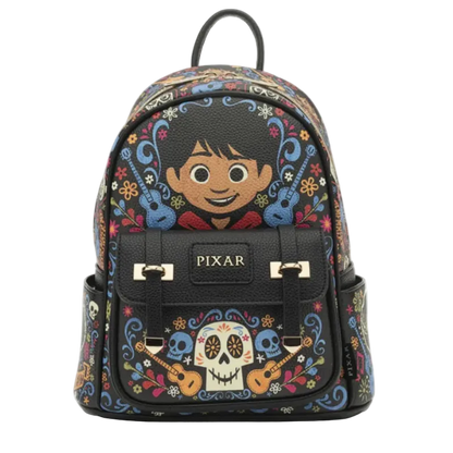 Backpack with Pixar character design on a white background