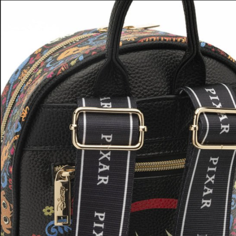 Backpack with Pixar strap and colorful patterned design
