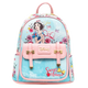 Backpack with Disney princess design on a white background