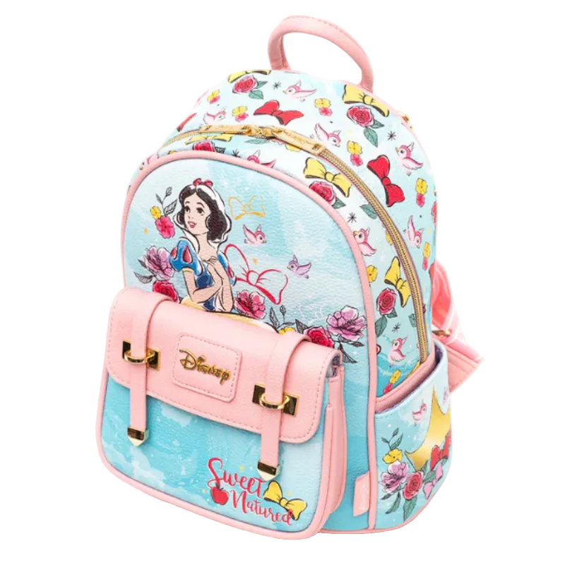 Backpack with Disney Princess design on a white background