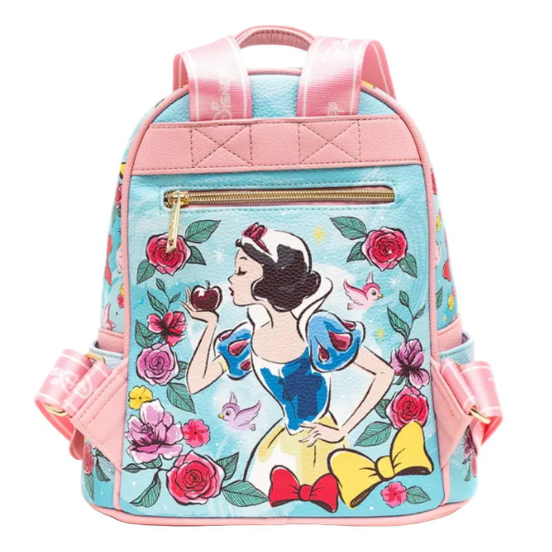 Backpack with Snow White design on a white background