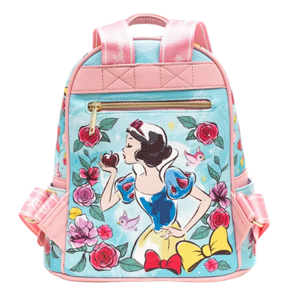 Backpack with Snow White design on a white background