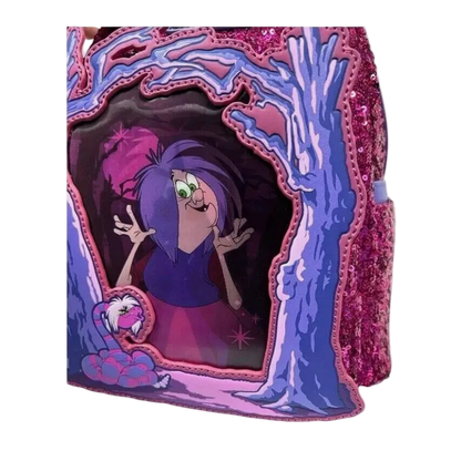 Loungefly Disney Sword in the Stone Madam Mim Lenticular Sequin Mini Backpack - UK Exclusive