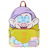 Backpack with cartoon character design on a white background