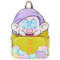 Backpack with cartoon character design on a white background