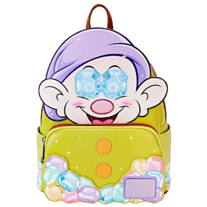 Backpack with cartoon character design on a white background