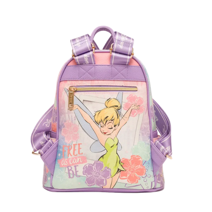 WondaPop Disney Peter Pan Tinkerbell "Never Grow Up" Limited Edition Vegan Leather Fashion Mini Backpack