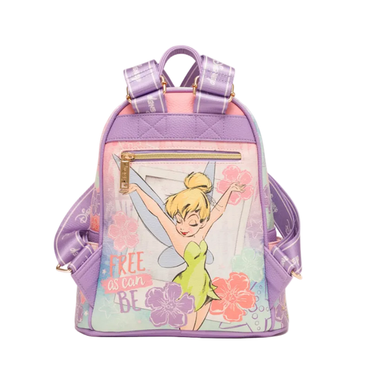 Peter Pan Tinker Bell "Never Grow Up" Limited Edition Vegan Leather Mini Backpack - alternate view 2