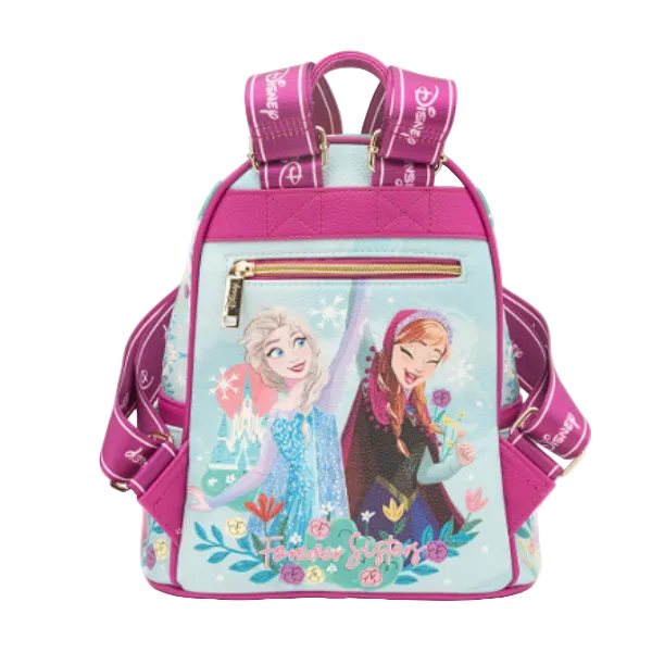 Backpack with Disney Frozen characters on a white background