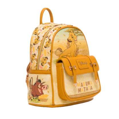 Backpack with Disney Lion King design on a white background