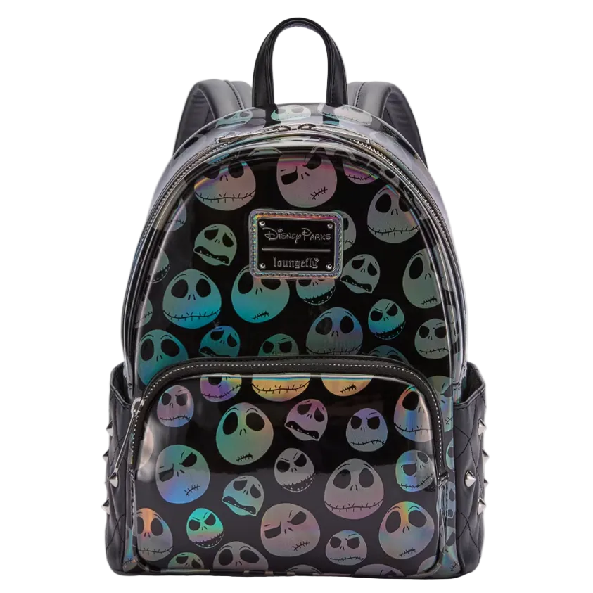 Nightmare Before Christmas Jack Skellington Holographic Mini Backpack Loungefly Disney