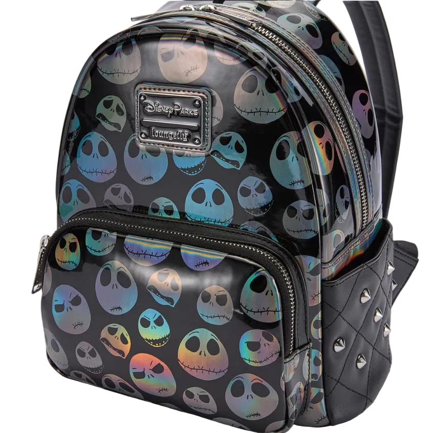 Nightmare Before Christmas Jack Skellington Holographic Mini Backpack Loungefly Disney