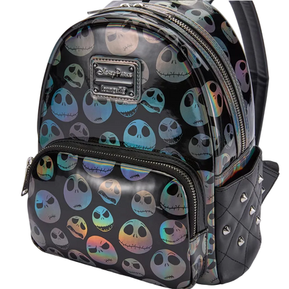 Nightmare Before Christmas Jack Skellington Holographic Mini Backpack Loungefly Disney