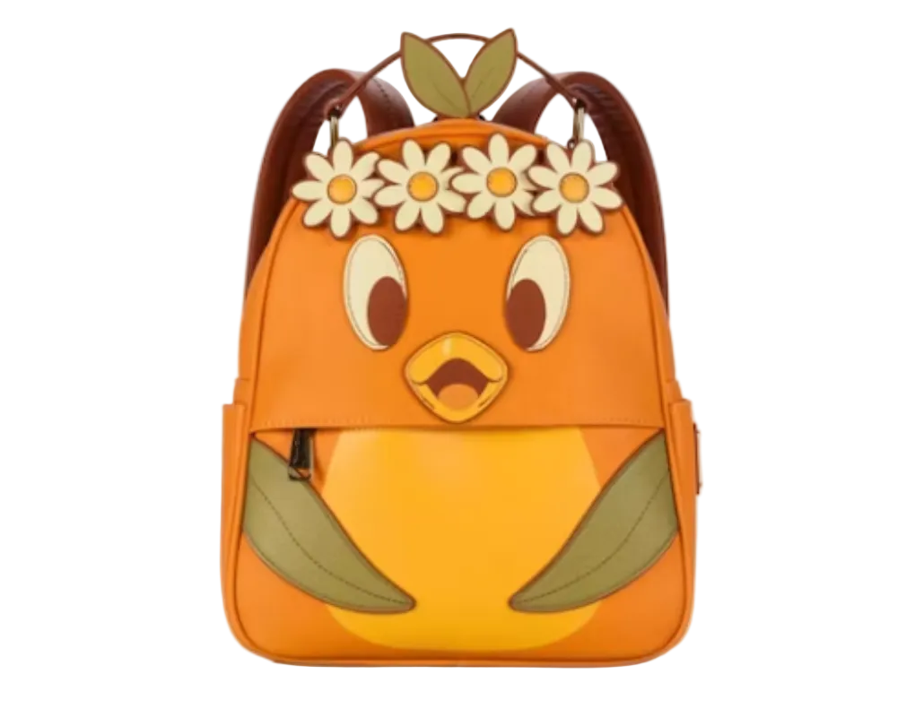 Disney Parks Orange Bird 2023 EPCOT Flower & Garden Festival Mini Backpack Loungefly