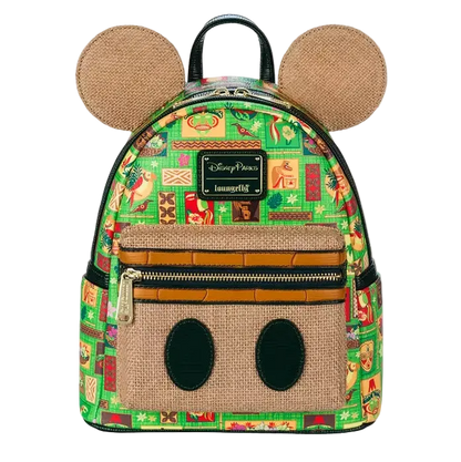 Disney Parks Mickey Mouse The Main Attraction Enchanted Tiki Room Mini Backpack Loungefly