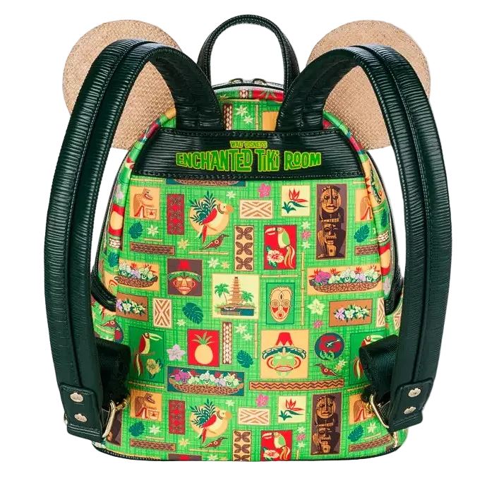 Disney Parks Mickey Mouse The Main Attraction Enchanted Tiki Room Mini Backpack Loungefly