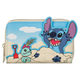 Lilo & Stitch Summer Beach Stitch & Scrump Zip Around Wallet Loungefly Disney Parks