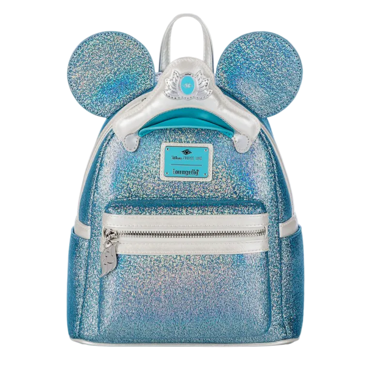 Cruise Line 25th Anniversary Shimmering Seas Mini Backpack Loungefly Disney