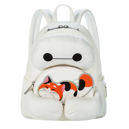 Parks Big Hero 6 Baymax & Mochi Plush Mini Backpack