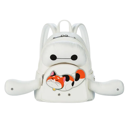 Parks Big Hero 6 Baymax & Mochi Plush Mini Backpack