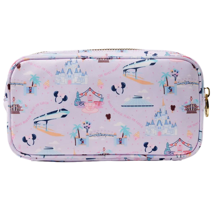 Parks Walt Disney World Icons Purple Pouch Exclusive