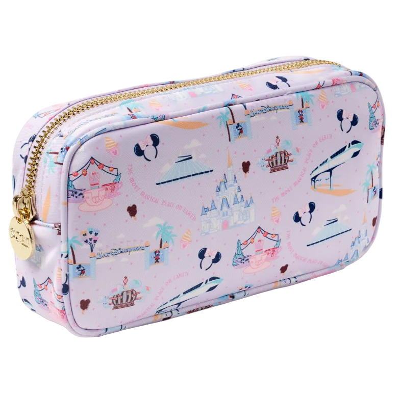 Parks Walt Disney World Icons Purple Pouch Exclusive