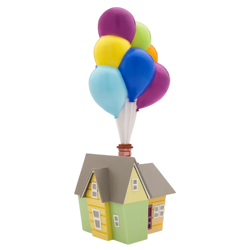 Up House with Balloons Statue