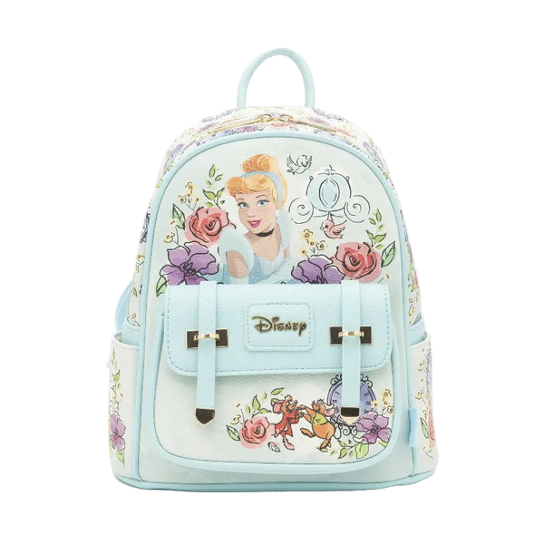 Backpack with Disney character design on a white background