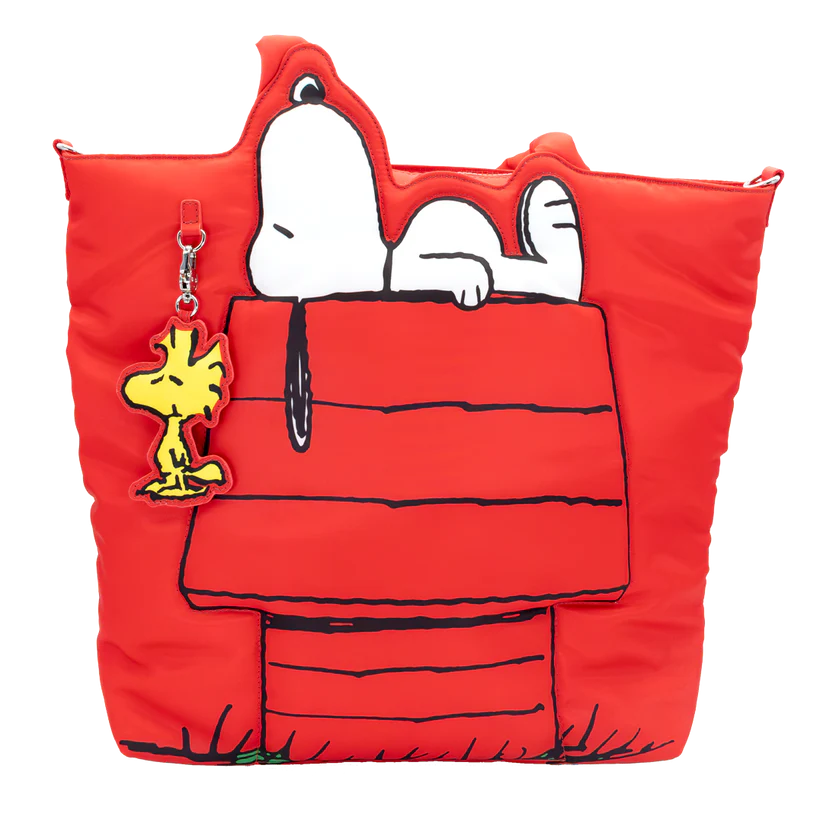 Peanuts 75th Anniversary Snoopy House Padded Nylon Tote Bag