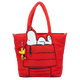 Peanuts 75th Anniversary Snoopy House Padded Nylon Tote Bag