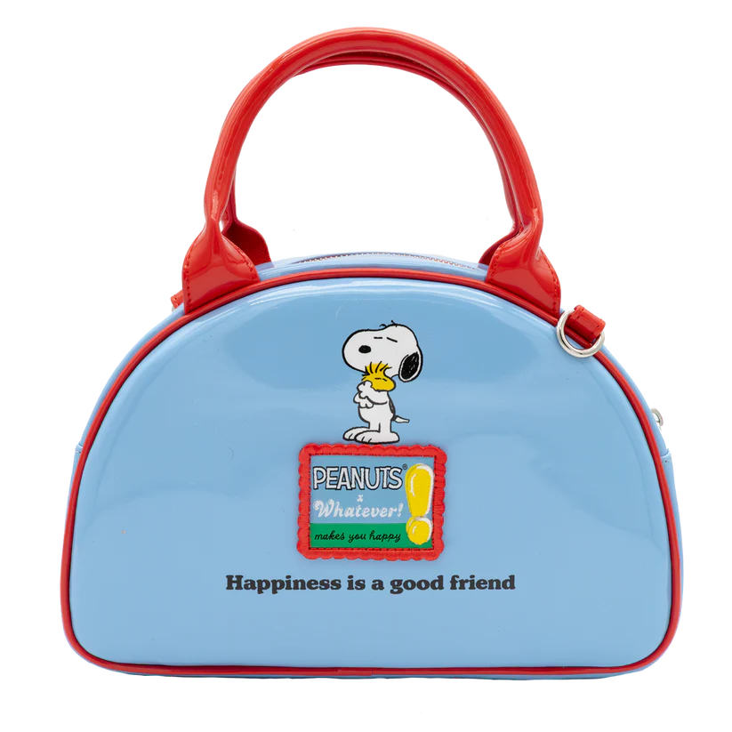 Peanuts 75th Anniversary Snoopy “Happiness Is a Good Friend” Bowler Bag