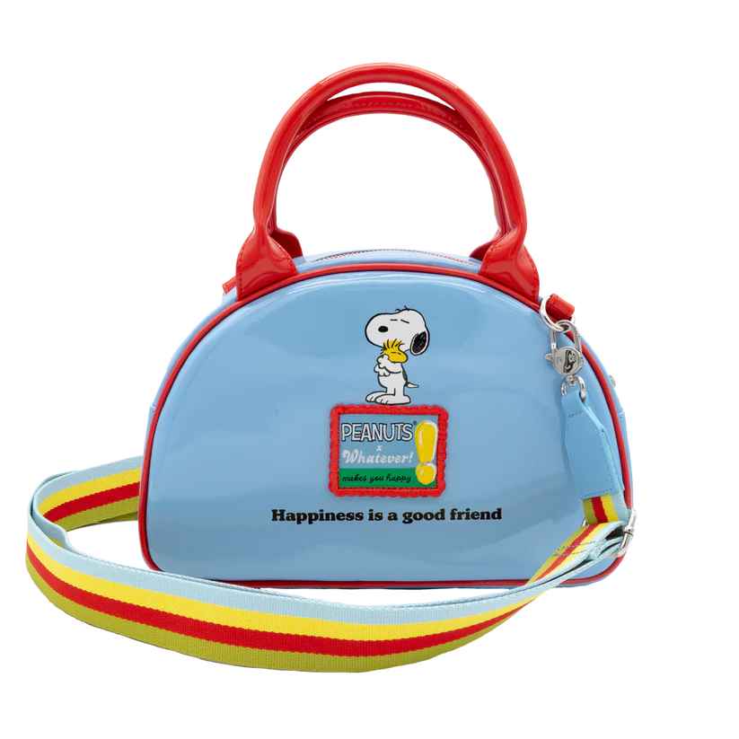 Peanuts 75th Anniversary Snoopy “Happiness Is a Good Friend” Bowler Bag