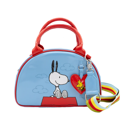 Peanuts 75th Anniversary Snoopy “Happiness Is a Good Friend” Bowler Bag