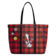 Peanuts Punk Snoopy Grunge Tote Crossbody Bag front