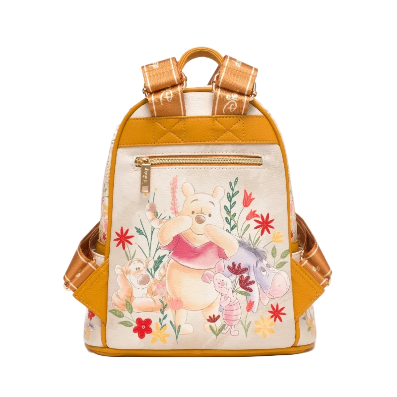 Backpack with cartoon character design on a white background