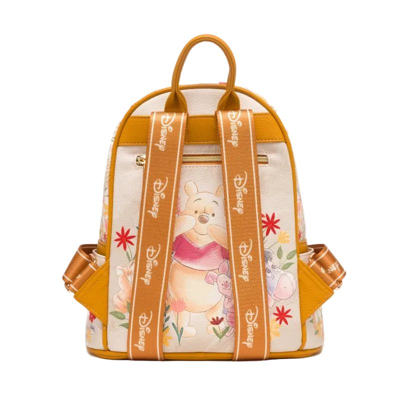 Backpack with cartoon character design on a white background