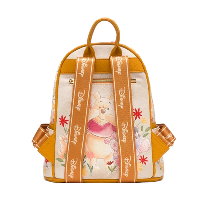Backpack with cartoon character design on a white background