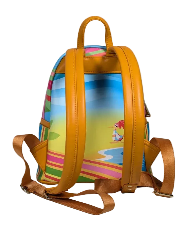 The Three Caballeros Donald, Panchito & José Beach Scene Mini Backpack Exclusive Loungefly