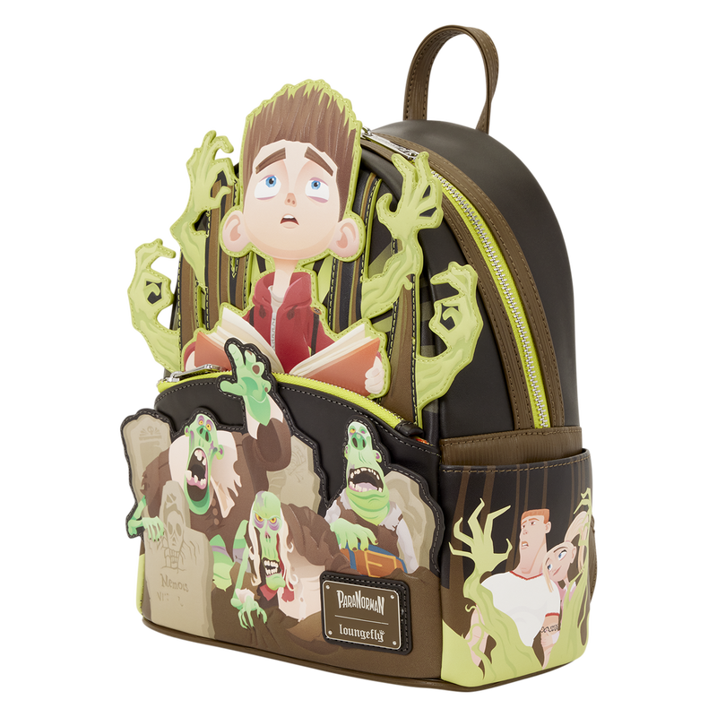 ParaNorman Norman & Zombies Glow in the Dark Mini Backpack Loungefly